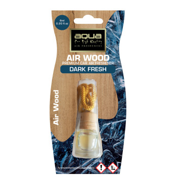 Aqua - ΑΡΩΜΑΤΙΚΟ ΑΥΤΟΚΙΝΗΤΟΥ ΚΡΕΜΑΣΤΟ ΜΠΟΥΚΑΛΑΚΙ ΜΕ ΑΡΩΜΑ ΦΡΕΣΚΑΔΑ (DARK FRESH) AIR WOOD AQUA - 1 TEM. (10-585/AQ)
