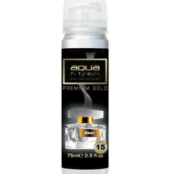 Aqua - ΑΡΩΜΑΤΙΚΟ ΑΥΤΟΚΙΝΗΤΟΥ ΣΕ ΣΠΡΕΙ (SPRAY) ΜΕ ΑΡΩΜΑ ABER PREMIUM GOLD SERIES 75ml AQUA - 1 TEM. (10-890/AQ)
