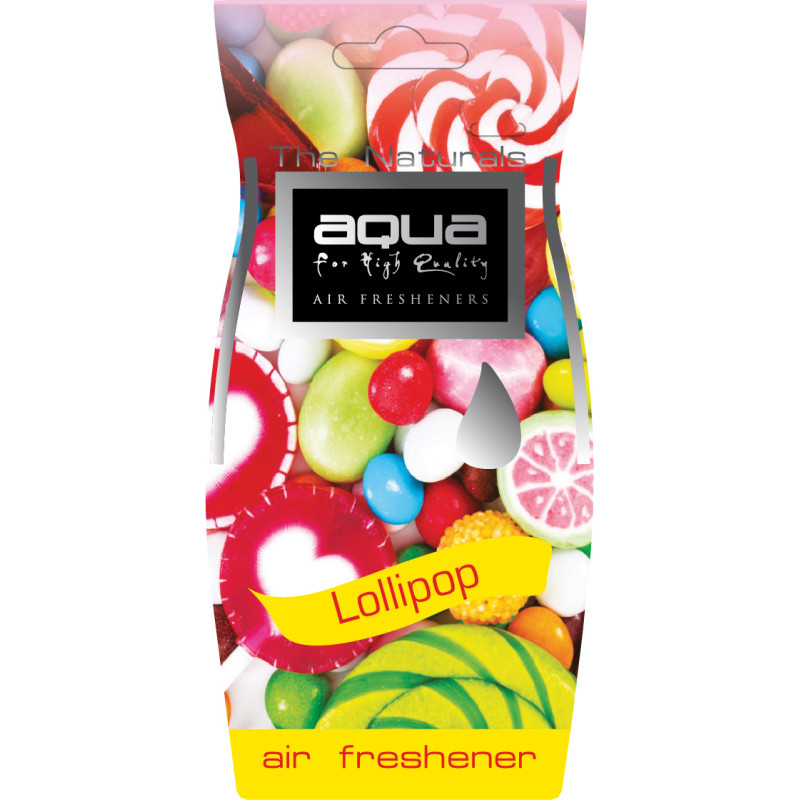 Aqua - ΑΡΩΜΑΤΙΚΟ ΑΥΤΟΚΙΝΗΤΟΥ ΚΡΕΜΑΣΤΟ ΜΕ ΑΡΩΜΑ ΓΛΕΙΦΙΤΖΟΥΡΙ LOLLIPOP AQUA - 1 TEM. (10-121/AQ)