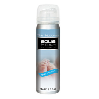 Aqua - ΑΡΩΜΑΤΙΚΟ ΑΥΤΟΚΙΝΗΤΟΥ ΣΕ ΣΠΡΕΙ (SPRAY) ΜΕ ΑΡΩΜΑ ΤΑΛΚ/ΠΟΥΔΡΑ (BABY POWDER) FLAVORS SERIES 75ml AQUA - 1 TEM. (10-261/AQ)