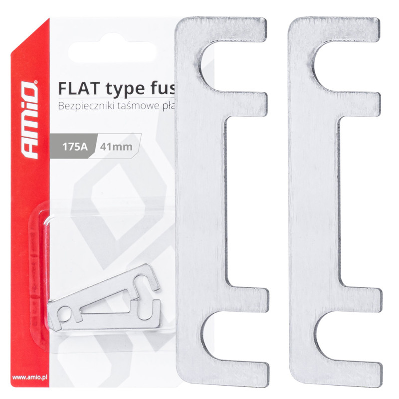 Amio - ΑΣΦΑΛΕΙΕΣ FLAT 41mm 175A - 2 Τεμ. (03496/AM)