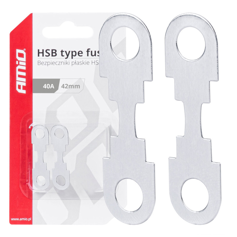 Amio - ΑΣΦΑΛΕΙΕΣ FLAT 42mm 40A - 2 Τεμ. (03498/AM)