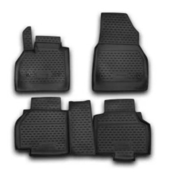 ΠΑΤΑΚΙΑ ΣΕ ΣΚΑΦΗ TPE ΛΑΣΤΙΧΟ ΓΙΑ RENAULT KANGOO 02/2008-2021  ΣΕ ΜΑΥΡΟ ΧΡΩΜΑ NOVLINE - 4 ΤΕΜ.