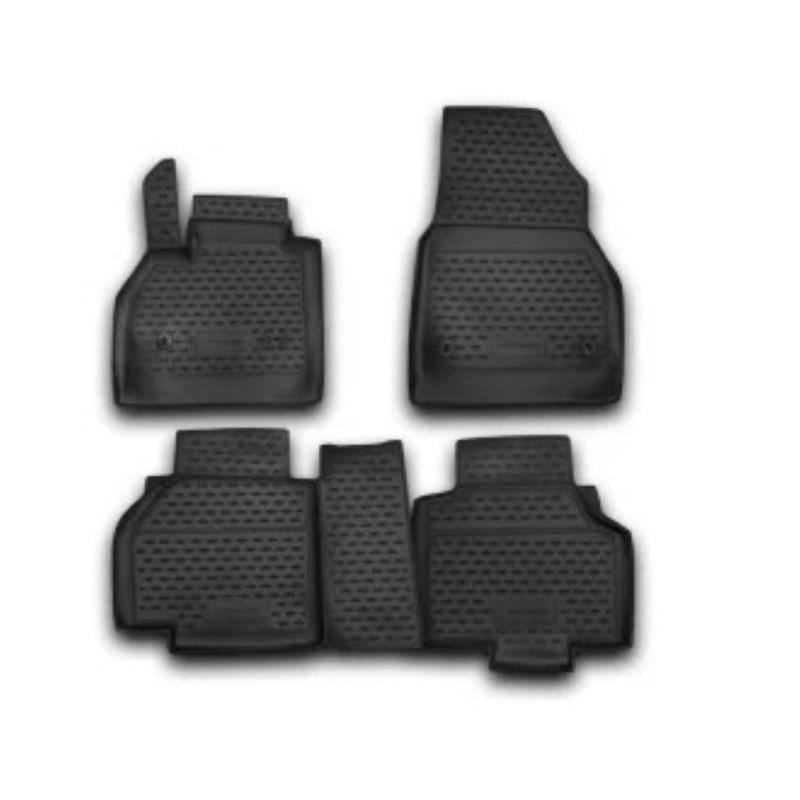 ΠΑΤΑΚΙΑ ΣΕ ΣΚΑΦΗ TPE ΛΑΣΤΙΧΟ ΓΙΑ RENAULT KANGOO 02/2008-2021  ΣΕ ΜΑΥΡΟ ΧΡΩΜΑ NOVLINE - 4 ΤΕΜ.