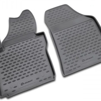 ΠΑΤΑΚΙΑ ΣΕ ΣΚΑΦΗ TPE ΛΑΣΤΙΧΟ ΓΙΑ VW CADDY TRUCK 10/2007+  ΣΕ ΜΑΥΡΟ ΧΡΩΜΑ NOVLINE - 2 ΤΕΜ.