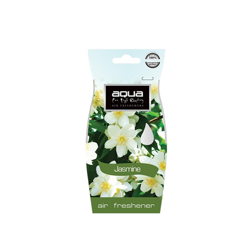 Aqua - ΑΡΩΜΑΤΙΚΟ ΑΥΤΟΚΙΝΗΤΟΥ ΚΡΕΜΑΣΤΟ ΜΕ ΑΡΩΜΑ ΓΙΑΣΕΜΙ (JASMINE) AQUA - 1 TEM. (10-074/AQ)