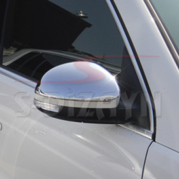 ΚΑΠΑΚΙΑ ΚΑΘΡΕΠΤΗ ΧΡΩΜΙΟΥ ΜΕΤΑΛΛΙΚΑ ΓΙΑ VW TIGUAN 2007-2015 S-DIZAYN