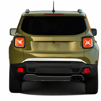 ΤΡΙΜ ΠΟΡΤ ΜΠΑΓΚΑΖ ΧΡΩΜΙΟΥ ΜΕΤΑΛΛΙΚ0 ΓΙΑ JEEP RENEGADE 2014+ S-DIZAYN - 1 ΤΕΜ.