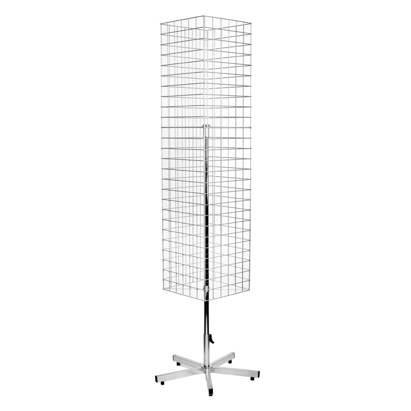 Amio - STAND ΜΕΤΑΛΛΙΚΟ ΜΕ ΠΛΕΓΜΑ 4 ΟΨΕΩN ΜΕ ΓΑΝΤΖΑΚΙΑ ΣΤΕΡΕΩΣΗΣ 175x31cm - 1 Τεμ. (EKS/AM)