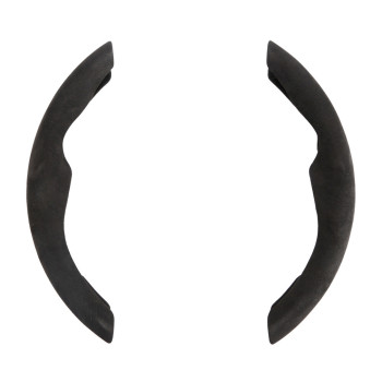 Lampa Ημι Κάλυμμα Λαβές Τιμονιού Αυτοκινήτου σπόρ Microfiber Άοσμο Μαύρο universal - 2 τεμ. (L3307.5)