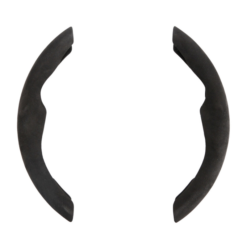 Lampa Ημι Κάλυμμα Λαβές Τιμονιού Αυτοκινήτου σπόρ Microfiber Άοσμο Μαύρο universal - 2 τεμ. (L3307.5)