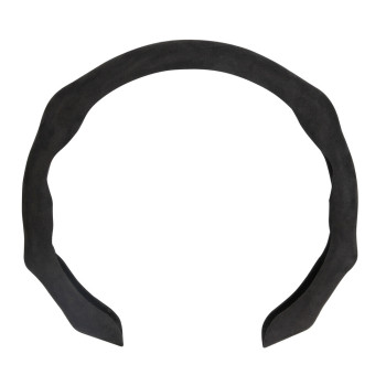 Lampa Κάλυμμα Τιμονιού Αυτοκινήτου Over-Grip, σπορ Άοσμο Σουέτ ύφασμα από μικροΐνες, universal Μαύρο 1-τεμ. (L3307.7)