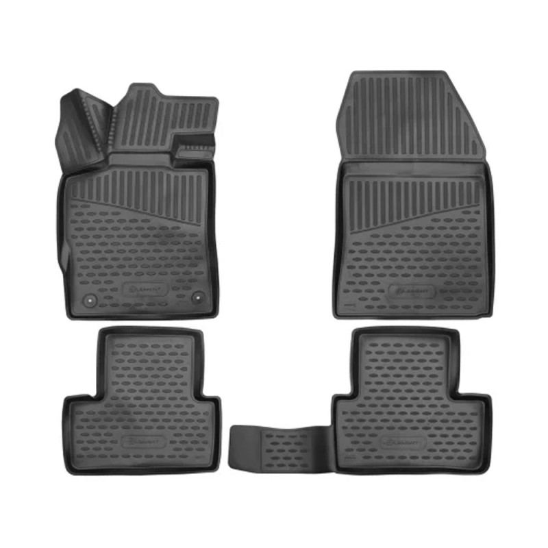 ΠΑΤΑΚΙΑ ΣΕ ΣΚΑΦΗ TPE ΛΑΣΤΙΧΟ ΓΙΑ FORD RANGER T6.2(P703) 2022+ ΔΕΞΙΟΤΙΜΟΝΟ (RHD)  ΣΕ ΜΑΥΡΟ ΧΡΩΜΑ NOVLINE - 3 ΤΕΜ