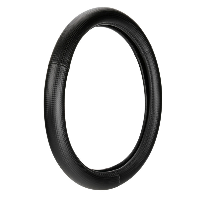 Lampa Κάλυμμα Τιμονιού Αυτοκινήτου Racing Premium 35-37εκ. Άοσμο ανάγλυφο από Ultra soft Skeentex Μαύρο  1-τεμ. (L3316.2)