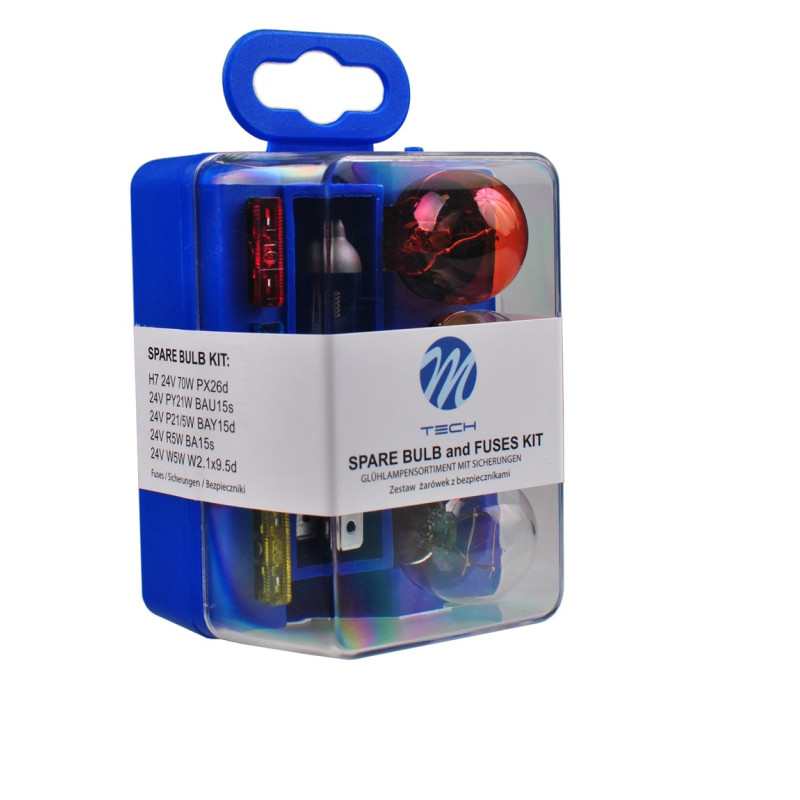 H7 24V 70W/PY21W 24V/P21/5W 24V/R5W 24V/W5W (T10) 24V  M-TECH - 5 τεμ.