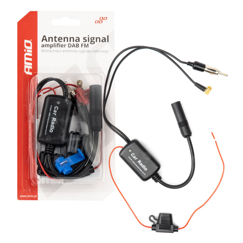 Amio - ΕΝΙΣΧΥΤΗΣ ΣΗΜΑΤΟΣ ΚΕΡΑΙΑΣ 12V - DAB/FM - 1 τεμ. (04134/AM)