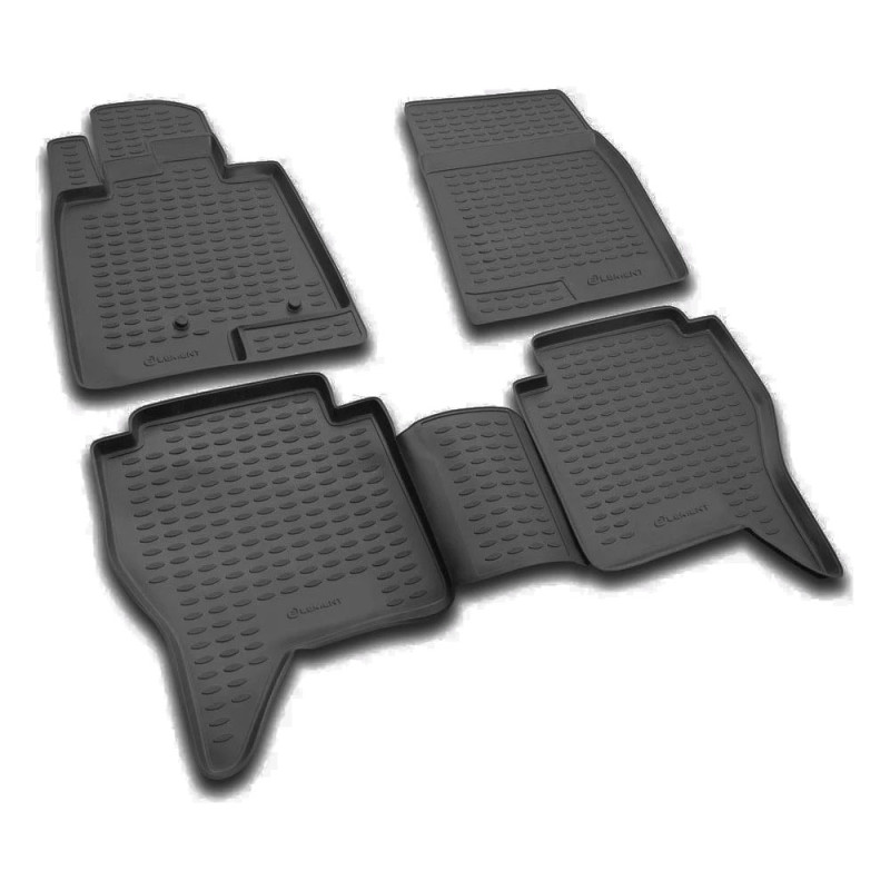 ΠΑΤΑΚΙΑ ΣΕ ΣΚΑΦΗ TPE ΛΑΣΤΙΧΟ ΓΙΑ MITSUBISHI PAJERO (V80) 5D 2006+ ΣΕ ΜΑΥΡΟ ΧΡΩΜΑ NOVLINE - 4 ΤΕΜ.