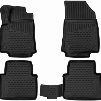 ΠΑΤΑΚΙΑ ΣΕ ΣΚΑΦΗ TPE ΛΑΣΤΙΧΟ ΓΙΑ OPEL CROSSLAND WAGON 2017+ ΣΕ ΜΑΥΡΟ ΧΡΩΜΑ NOVLINE - 4 ΤΕΜ