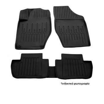 ΠΑΤΑΚΙA ΛΑΣΤΙΧΟ ΣΕ ΣΚΑΦΗ ME KOYMΠΩΜΑΤΑ ΓΙΑ TOYOTA YARIS / YARIS HYBRID (ΥΒΡΙΔΙΚΟ) 5D 2014-2020 RACE AXION - 4 Τεμ.