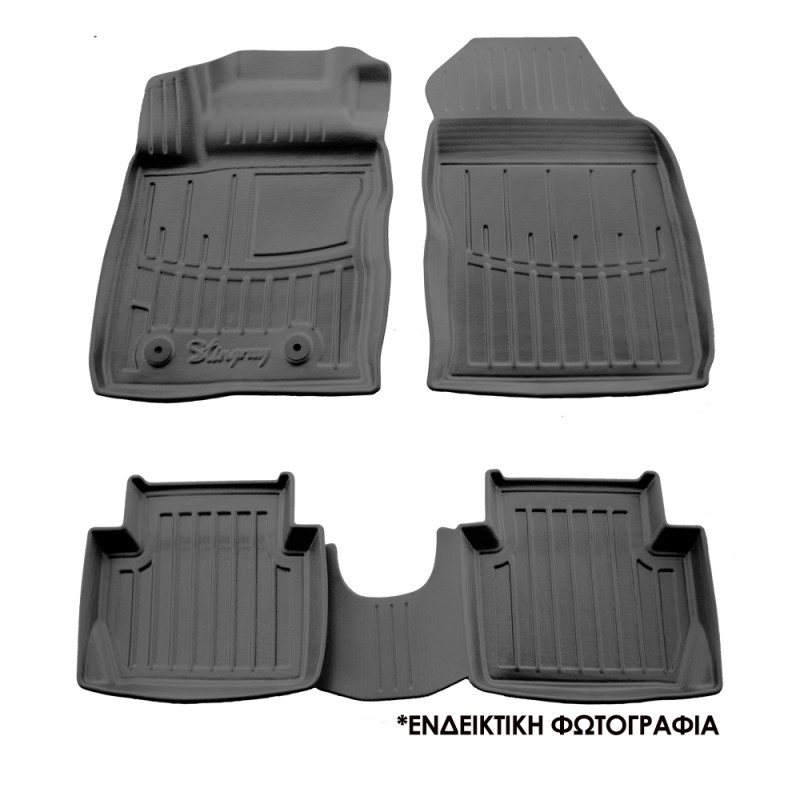 ΠΑΤΑΚΙA ΛΑΣΤΙΧΟ ΣΕ ΣΚΑΦΗ ME KOYMΠΩΜΑΤΑ ΓΙΑ FORD EXPLORER VI U625 5D 2020+ RACE AXION - 4 Τεμ.