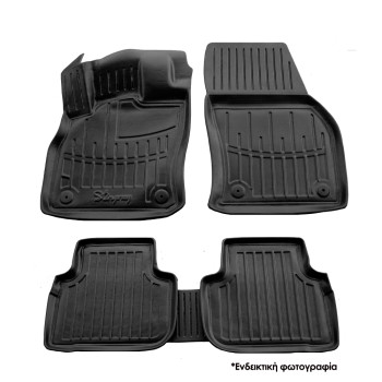 ΠΑΤΑΚΙA ΛΑΣΤΙΧΟ ΣΕ ΣΚΑΦΗ ME KOYMΠΩΜΑΤΑ ΓΙΑ RENAULT TWINGO 5D 2007-2014 RACE AXION - 4 Τεμ.