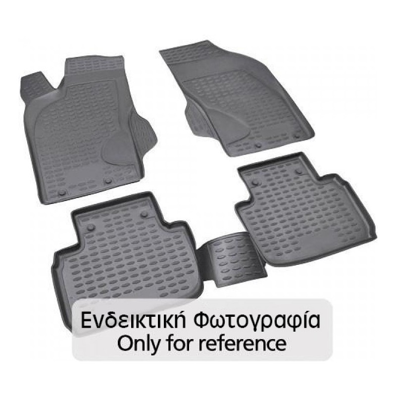 HONDA CIVIC 4D 2023> ΠΑΤ.ΛΑΣΤΙΧΟ ΣΚΑΦΑΚΙΑ (ΜΑΥΡΟ) 4ΤΕΜ