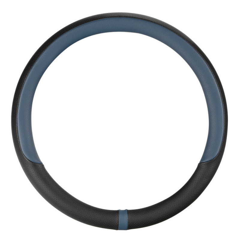 Lampa - Κάλυμμα Τιμονιού NOBLE (M) 37/39cm Μαύρο / Μπλε άοσμο διάτρητο αντιολισθητικό μαλακό ultra soft Skeentex - 1 τεμ. (L3290.2)