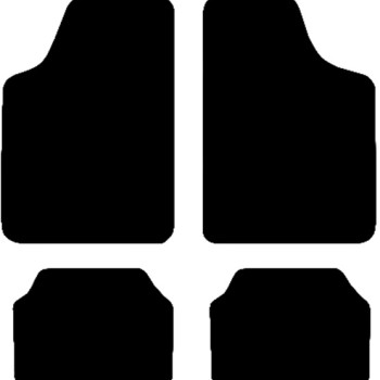 Race Axion Πατάκια Αυτοκινήτου ΗμιΜαρκέ από Ποιοτική Μοκέτα Type D Μαύρο Χρώμα - σετ 4τεμ. (MAT.D7004-RX)