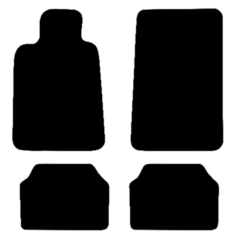 Race Axion - Πατάκια Για Επιβατικά Αυτοκίνητα τύπου Type E υλικό Μοκέτα χρώμα Black - 4 τεμ. (MAT.E7005-RX)