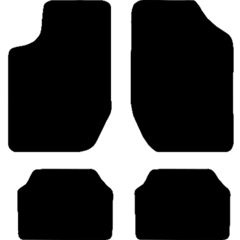 Race Axion Πατάκια Αυτοκινήτου Ημι-Μαρκέ από Ποιοτική Μοκέτα Type F Μαύρο Χρώμα - σετ 4τεμ. (MAT.F7006-RX)