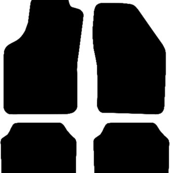 Race Axion Πατάκια Αυτοκινήτου ΗμιΜαρκέ από Ποιοτική Μοκέτα Type G Μαύρο Χρώμα - σετ 4τεμ. (MAT.G7007-RX)