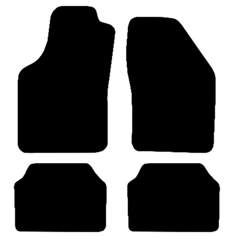 Race Axion - Πατάκια Για Επιβατικά Αυτοκίνητα τύπου Type G υλικό Μοκέτα χρώμα Black - 4 τεμ. (MAT.G7007-RX)