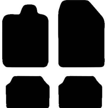 Race Axion Πατάκια Αυτοκινήτου ΗμιΜαρκέ από Ποιοτική Μοκέτα Type K Μαύρο Χρώμα - σετ 4τεμ. (MAT.K7008-RX)