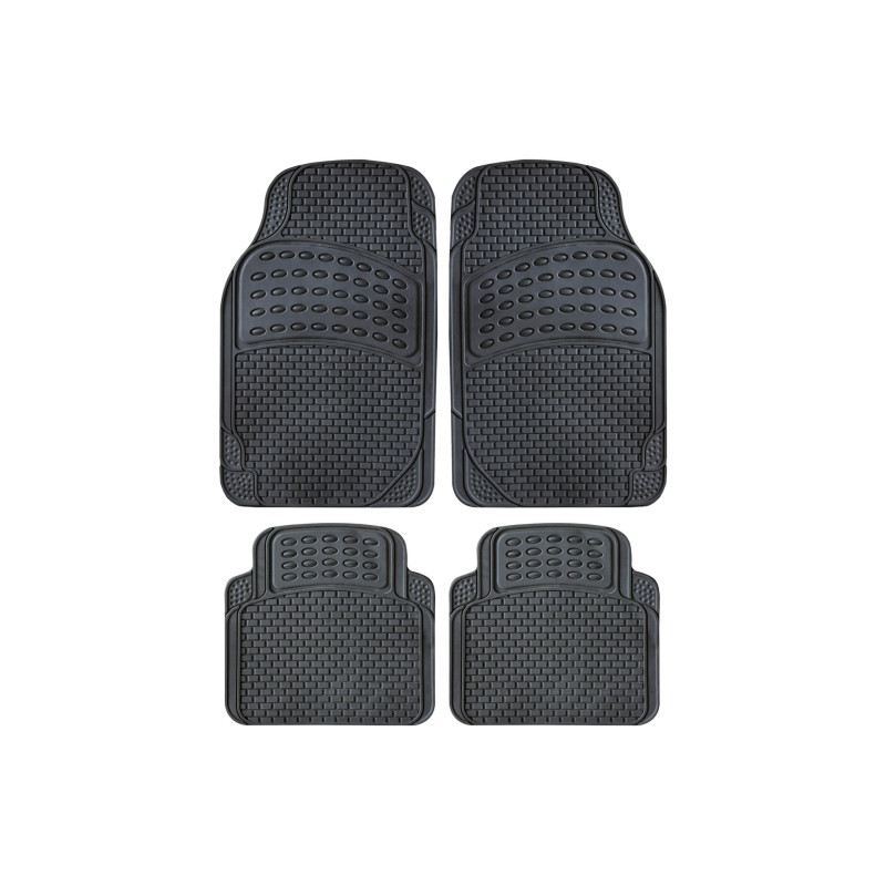 Oto Top - Σετ Πατάκια Αυτοκινήτου Universal  από Μαλακό PVC STRATOS EVO – Αντιολισθητικά - 4τμχ. (0007846OT150/OTO)