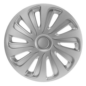 Lampa - Τάσι Αυτοκινήτου 14’’ Kojin Carbon TECH-ONE από υλικό ABS Ασημί - 1 TEM (L3146.6)