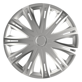 Amio - Τάσι Spark 15'' ασημί (με διάμετρο για σήμα 4,5cm) για Επιβατικά Αυτοκίνητα - 1 τεμ. (11084/AM)