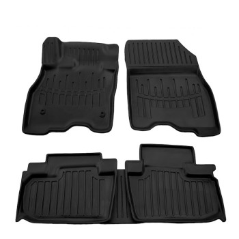 Race Axion - Πατάκια Τύπου Σκαφάκια Για Nissan Leaf (ZE0) 2010-2017 5πορτο Λάστιχο Σκαφάκια Προστατευτικά Με Κουμπώματα υλικό Λάστιχο για Επιβατικά Αυτοκίνητα - 5 τεμ. (5014055/ST)