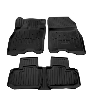 Race Axion - Πατάκια Τύπου Σκαφάκια Για Nissan Leaf (ZE1) 2017> 5πορτο Λάστιχο Σκαφάκια Προστατευτικά Με Κουμπώματα υλικό Λάστιχο για Επιβατικά Αυτοκίνητα - 5 τεμ. (5014085/ST)