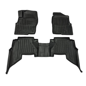 Race Axion - Πατάκια Για Nissan Pathfinder III (R51) 2010-2015 5πορτο Λάστιχο Σκαφάκια Προστατευτικά Με Κουμπώματα υλικό Λάστιχο για Επιβατικά Αυτοκίνητα - 3 τεμ. (5014363/ST)