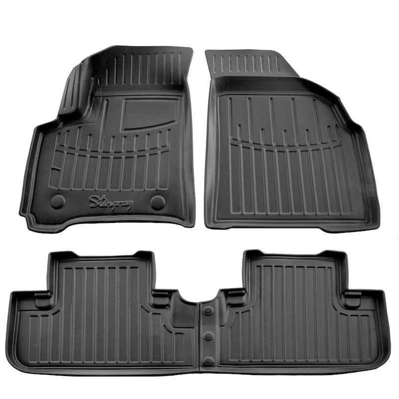 Race Axion - Πατάκια Για Chevrolet Tacuma (U100) 2000-2008 5πορτο Λάστιχο Σκαφάκια Προστατευτικά Με Κουμπώματα Για Επιβατικά Αυτοκίνητα - 4 τεμ. (5002074/ST)