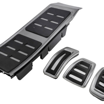 NTY - Σετ Πεντάλ για Χειροκίνητο Κιβώτιο με Τεμπέλη για Audi A4 B8 / A5 / A6 / A7 / A8 / Q3 με αντιολισθητική επιφάνεια για σταθερό έλεγχο και άνεση οδήγησης - 1 Σετ (EZC-AU-166)