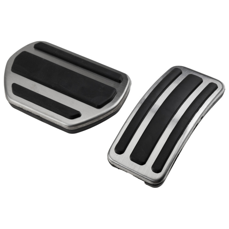 NTY - Σετ Πεντάλ για Αυτόματο Κιβώτιο για Citroen C3 / C4 / DS3 / DS4 και Peugeot 207 / 208 / 301 / 307 / 308 / 2008 με αντιολισθητική επιφάνεια για σταθερό πάτημα - 1 Σετ (EZC-PE-111)