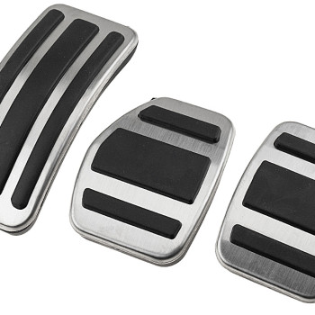 NTY - Σετ Πεντάλ για Χειροκίνητο Κιβώτιο για Citroen C3 / C4 / DS3 / DS4 και Peugeot 207 / 208 / 301 / 307 / 308 / 2008 με αντιολισθητική επιφάνεια για σταθερό έλεγχο - 1 Σετ (EZC-PE-112)