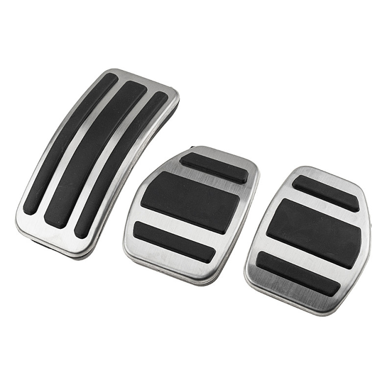 NTY - Σετ Πεντάλ για Χειροκίνητο Κιβώτιο για Citroen C3 / C4 / DS3 / DS4 και Peugeot 207 / 208 / 301 / 307 / 308 / 2008 με αντιολισθητική επιφάνεια για σταθερό έλεγχο - 1 Σετ (EZC-PE-112)