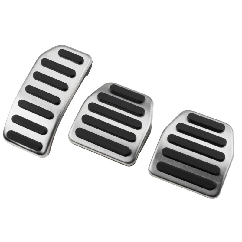 NTY - Σετ Πεντάλ για Χειροκίνητο Κιβώτιο για Volvo XC60 / V60 / S60 / S80 με αντιολισθητική επιφάνεια για σταθερό πάτημα και ακριβή έλεγχο σε κάθε αλλαγή - 1 Σετ (EZC-VV-077)