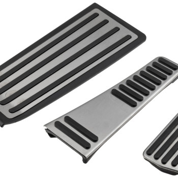 NTY - Σετ Πεντάλ για Αυτόματο Κιβώτιο με Τεμπέλη για Volvo XC60 / XC90 / S60 / S90 με αντιολισθητική επιφάνεια για κορυφαίο έλεγχο και άνεση οδήγησης - 1 Σετ (EZC-VV-081)