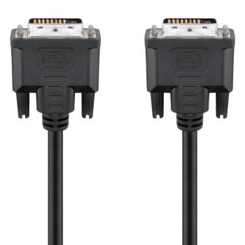 GOOBAY καλώδιο DVI-D 24+1 93573, 30AWG, Full HD, 1.8m, μαύρο