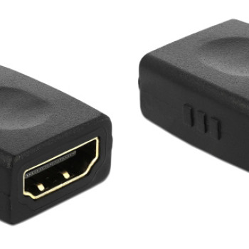 DELOCK αντάπτορας HDMI θηλυκό σε θηλυκό 65049, 4K/30Hz, μαύρος