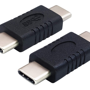 POWERTECH αντάπτορας USB-C αρσενικό σε USB-C αρσενικό PTH-061, μαύρος