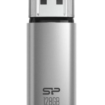 SILICON POWER USB Flash Drive Marvel M02, 128GB, USB 3.2, γκρι